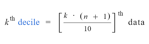 Decile Formula