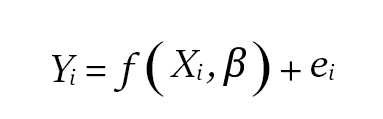 Linear regression formula 