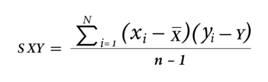 population covariance example
